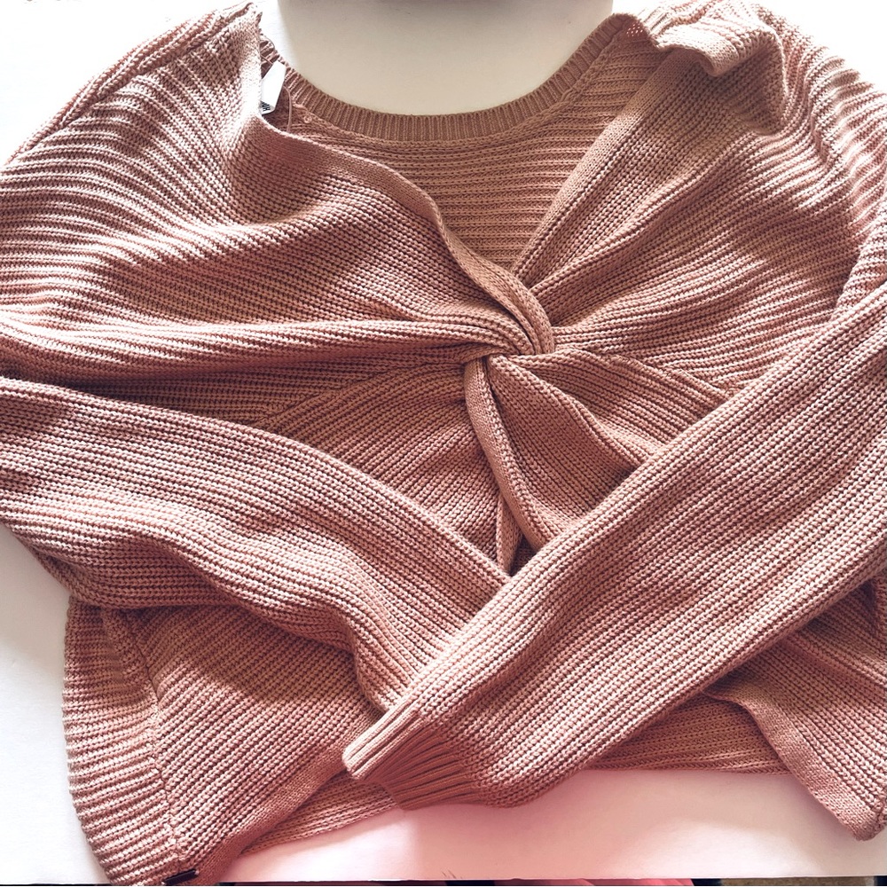 Hollister Sweater Blush Pink Size Medium NWOT